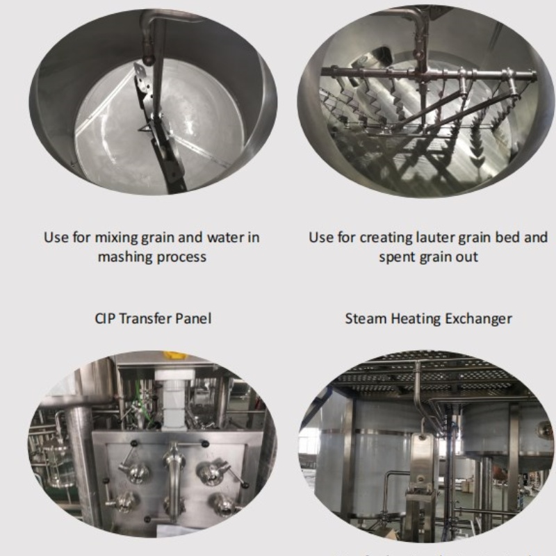 Commercial beer brewery equipment