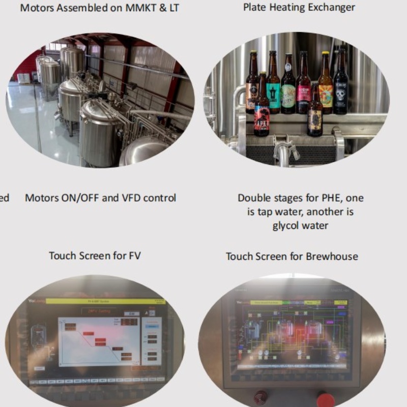 Commercial beer brewery equipment
